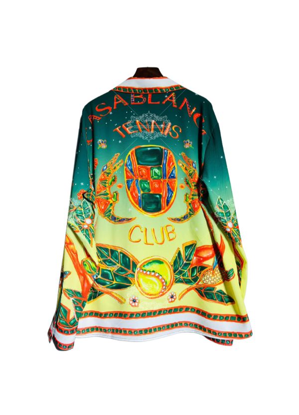 &Aacute;o sơ mi chuyển m&agrave;u d&agrave;nh cho c&acirc;u lạc bộ quần vợt theo phong c&aacute;ch cổ điển | Quần &aacute;o thể thao nhiệt đới Luxe d&agrave;i